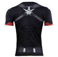 Captain America Steve Rogers 'Agent of Hydra' Premium Short Sleeve Compression Rash Guard-RashGuardStore