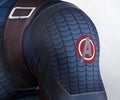 Captain America Steve Rogers 'End Game' Premium Short Sleeve Compression Rash Guard-RashGuardStore