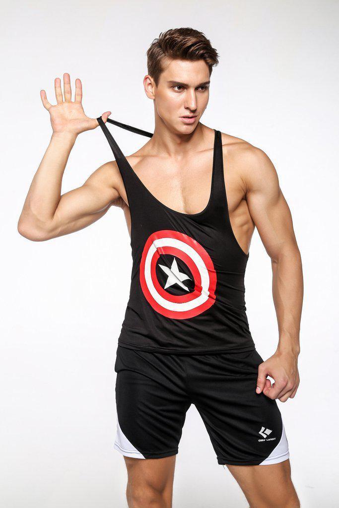 Captain America Tank-RashGuardStore