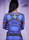 Captain America Women's Long Sleeve Compression Rash Guard-RashGuardStore