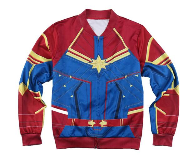 Carol Danvers Captain Marvel Bomber Jacket-RashGuardStore