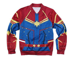 Carol Danvers Captain Marvel Bomber Jacket-RashGuardStore