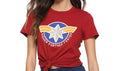 Carol Danvers Captain Marvel 'Higher Further Faster' T Shirt-RashGuardStore
