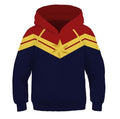 Carol Danvers Captain Marvel Kids Hoodie-RashGuardStore