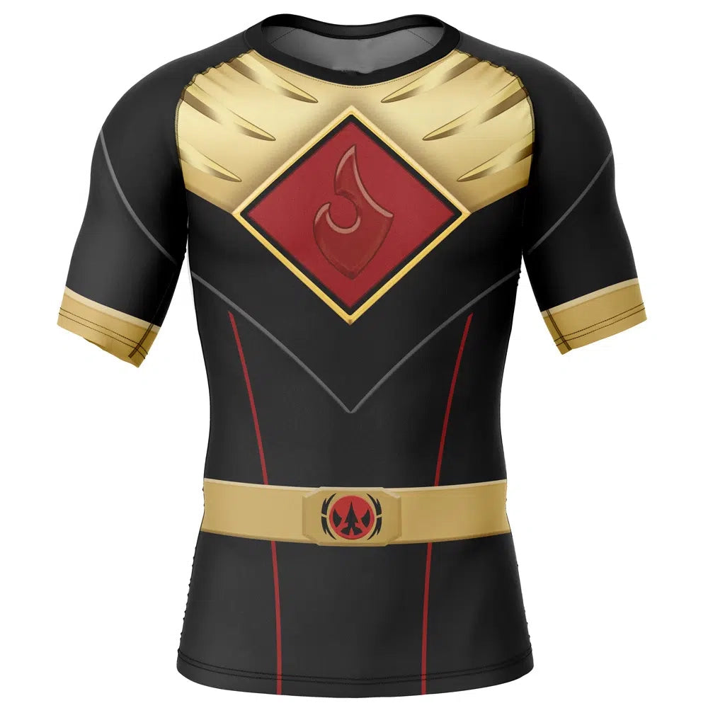 Kids Power Ranges 'Lord Drakkon Evo 3' Compression Short Sleeve Rashguard
