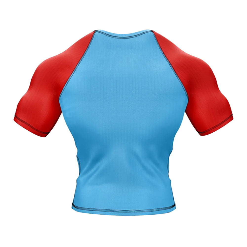 Kids Super Mario 'Super Triangle Choke' Short Sleeve Compression Rashguard