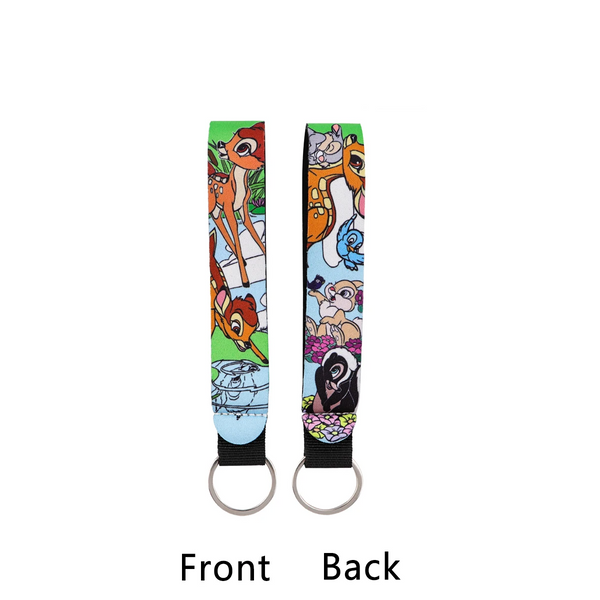 Bambi ‘Bambi and Friends' Wrist Lanyard Keyring Clip Keychain