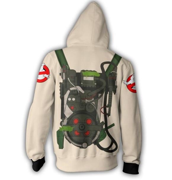 Ghostbusters Zip Up Hoodie-RashGuardStore