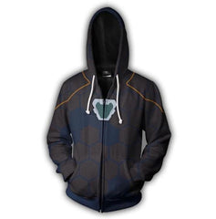 Iron Man 'Infinity War' Arc Reactor Zip Up Hoodie-RashGuardStore