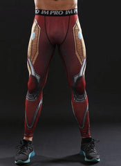 Iron Man 'Nano Tech' Infinity War Compression Rashguard Set-RashGuardStore