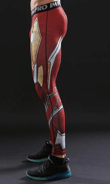 Iron Man 'Nano Tech' Infinity War Compression Rashguard Set-RashGuardStore