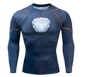 Iron Man 'Tony Stark' Infinity War Long Sleeve Undersuit Dri-Fit Rash Guard-RashGuardStore