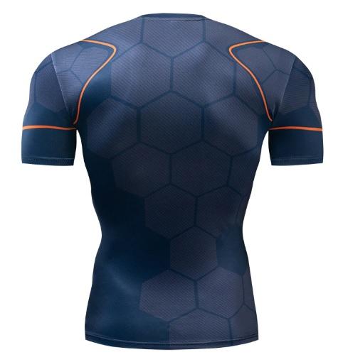 Iron Man 'Tony Stark' Infinity War Short Sleeve Undersuit Dri-Fit Rash Guard-RashGuardStore