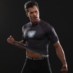 Iron Man 'Tony Stark' Infinity War Undersuit Compression Rash Guard-RashGuardStore