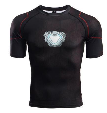 Iron Man 'Tony Stark' Infinity War Undersuit Compression Rash Guard-RashGuardStore