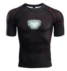 Iron Man 'Tony Stark' Infinity War Undersuit Compression Rash Guard-RashGuardStore