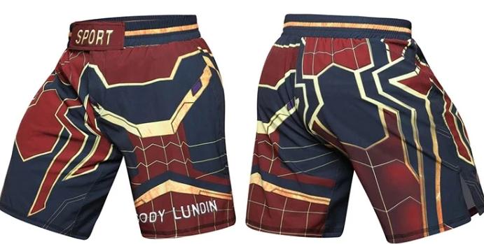 Men's Spider Man 'Iron' MMA Boxing Fight Shorts