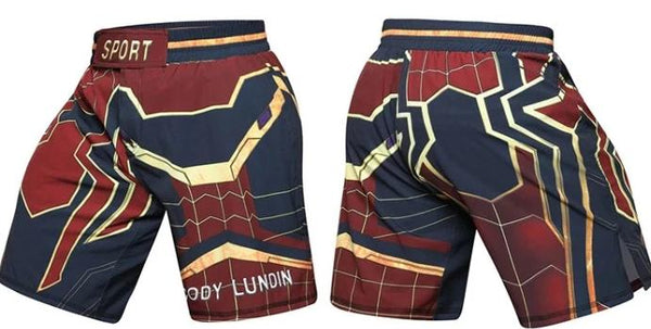 Men's Spider Man 'Iron' MMA Boxing Fight Shorts