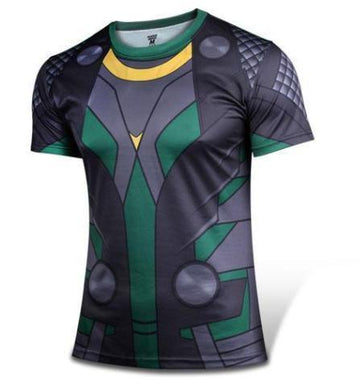 Loki Compression Short Sleeve Rash Guard-RashGuardStore