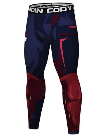 Men's Naruto 'Madara' Elite Leggings Compression Spats