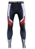 Men's Avengers End Game 'Quantum Realm Suit' Premium Compression Leggings-RashGuardStore