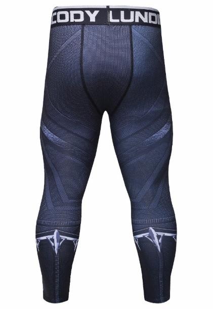 Men's Black Panther Infinity War Premium Compression Leggings Spats-RashGuardStore