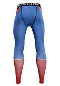 Men's Men's Captain Marvel Carol Danvers Compression Leggings Spats-RashGuardStore