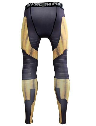 Men's Thanos 'End Game Armor' Premium Compression Leggings Spats-RashGuardStore