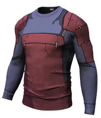 Naruto 'Madara' Long Sleeve Compression Rash Guard-RashGuardStore