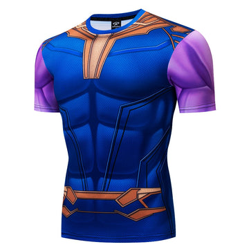 Thanos Compression 'Guardians' Short Sleeve Rashguard
