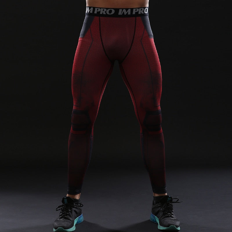 Men's Deadpool Leggings Compression Spats