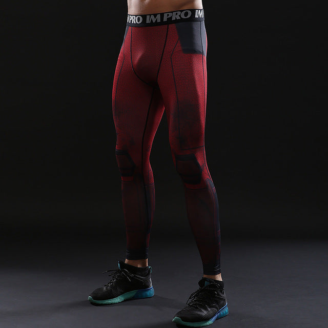 Men's Deadpool Leggings Compression Spats