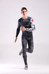 Men's Winter Soldier Elite Compression Long Sleeve Rashguard Set