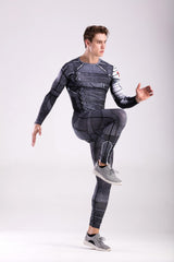 Men's Winter Soldier Elite Compression Long Sleeve Rashguard Set