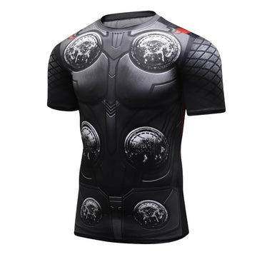 Thor Compression 'Infinity War | End Game' Elite Short Sleeve Rashguard