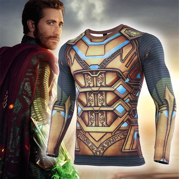 Spider Man Far From Home 'Mysterio' Compression Long Sleeve Rashguard