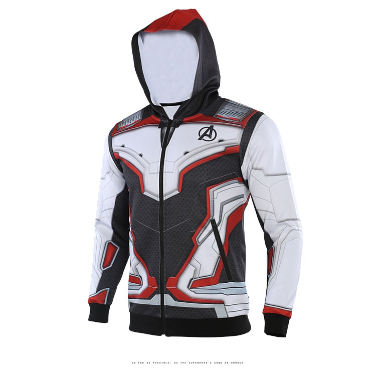 Men's Avengers End Game 'Quantum Realm | Team Suit' Premium Zip Up Hoodie