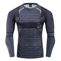 Soldier Compression 'Winter Soldiery Barnes' Long Sleeve Rashguard
