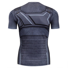 Soldier Compression 'Winter Soldiery Barnes' Short Sleeve Rashguard