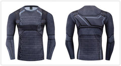 Soldier Compression 'Winter Soldiery Barnes' Long Sleeve Rashguard
