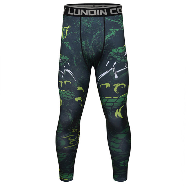 Snake 'Jungle Viper' Compression Leggings Spats