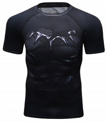 Black Panther Compression 'Hero Revealed' Elite Short Sleeve Rashguard