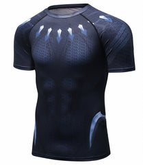 Black Panther Compression 'Infinity War' Elite Short Sleeve Rashguard