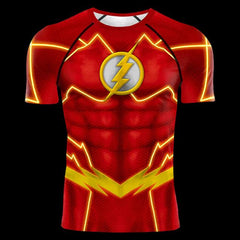 The Flash Compression 'New 52' Short Sleeve Rashguard
