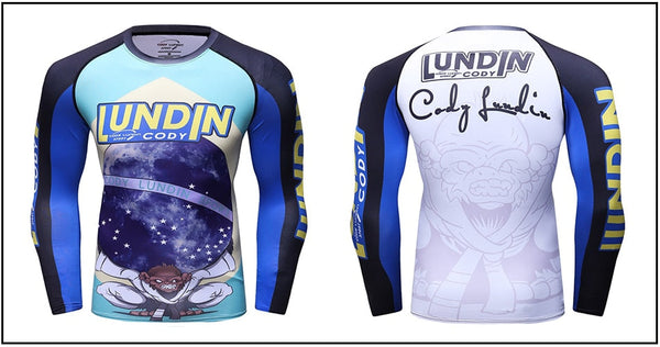 Monkey Compression 'Ordem E Progresso' Elite Long Sleeve Rashguard
