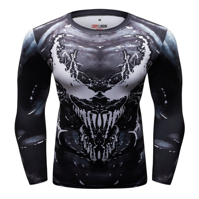 Venum Compression 'Sheer Carnage' Long Sleeve Rashguard Set