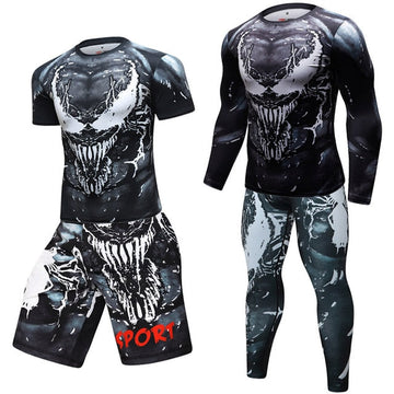 Venum Compression 'Sheer Carnage' Elite Full Rashguard Set