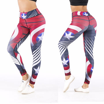 Women's Captain America 'Shield' Leggings