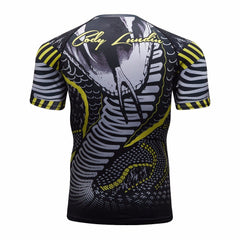 Python Snake Compression Elite Short Sleeve Rashguard