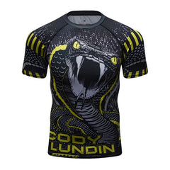 Python Snake Compression Elite Short Sleeve Rashguard